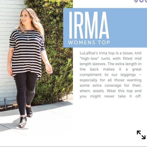 Lularoe Irma Tunic  - Picture 6 of 7